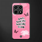 anti social social club pink edition glass case for oneplus 10 pro 5g image