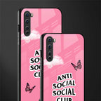 anti social social club pink edition glass case for oneplus nord ac2001 image-2