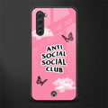 anti social social club pink edition glass case for oneplus nord ac2001 image