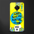 anti social social club x juice wrld glass case for vivo s1 pro image