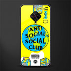 anti social social club x juice wrld glass case for vivo s1 pro image