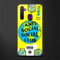 anti social social club x juice wrld glass case for realme narzo 10 image