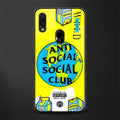 anti social social club x juice wrld glass case for redmi note 7 image