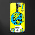 anti social social club x juice wrld glass case for oppo a9 2020 image
