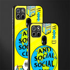 anti social social club x juice wrld glass case for realme c25 realme c25s image-2