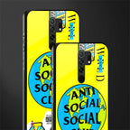 anti social social club x juice wrld glass case for poco m2 image-2