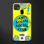 anti social social club x juice wrld glass case for oppo a15 image
