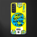 anti social social club x juice wrld glass case for oppo reno 4 pro image