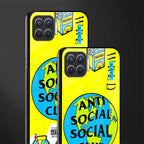 anti social social club x juice wrld glass case for oppo f17 pro image-2