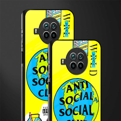 anti social social club x juice wrld glass case for mi 10i image-2