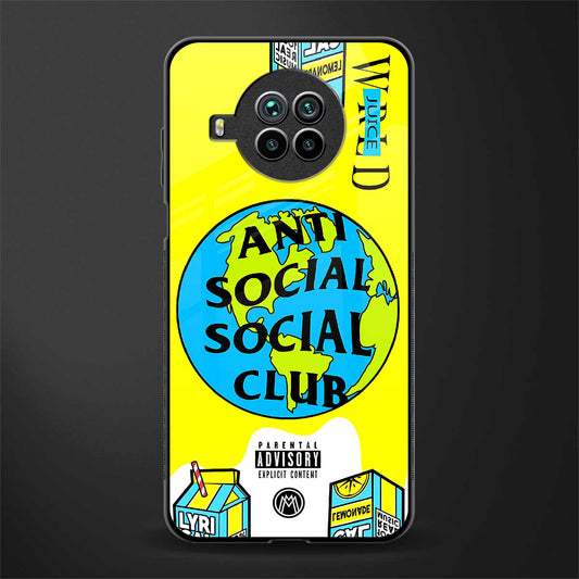 anti social social club x juice wrld glass case for mi 10i image