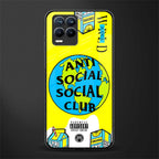 anti social social club x juice wrld glass case for realme 8 pro image