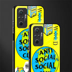 anti social social club x juice wrld glass case for redmi note 10 pro image-2