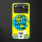 anti social social club x juice wrld glass case for mi 11 ultra 5g image