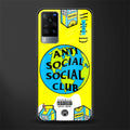 anti social social club x juice wrld glass case for vivo x60 image