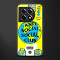 anti social social club x juice wrld back phone cover | glass case for oneplus 11