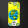 anti social social club x juice wrld glass case for iphone 6s plus image