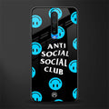 anti social social club x smileys glass case for poco x2 image