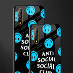 anti social social club x smileys glass case for vivo z1x image-2