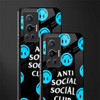 anti social social club x smileys glass case for vivo x70 pro image-2