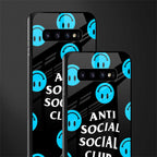 anti social social club x smileys glass case for samsung galaxy s10 plus image-2
