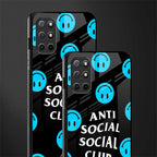 anti social social club x smileys glass case for oneplus 8t image-2