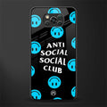 anti social social club x smileys glass case for poco x3 image