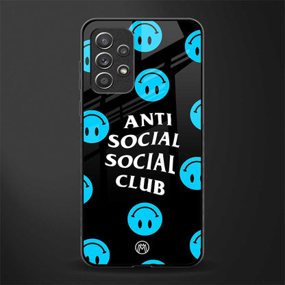 anti social social club x smileys glass case for samsung galaxy a52s 5g image