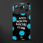 anti social social club x smileys glass case for mi 11 ultra 5g image