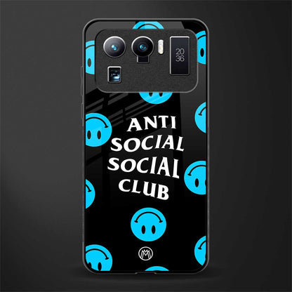 anti social social club x smileys glass case for mi 11 ultra 5g image