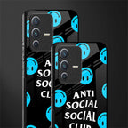 anti social social club x smileys glass case for vivo v23 5g image-2