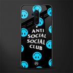anti social social club x smileys glass case for oneplus 7t pro image