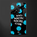 anti social social club x smileys glass case for oneplus 8 pro image