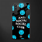 anti social social club x smileys glass case for oneplus nord ac2001 image