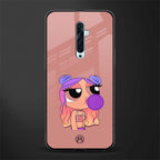 antique purple tote powerpuff girl glass case for oppo reno 2z image