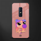 antique purple tote powerpuff girl glass case for vivo v17 pro image