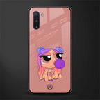 antique purple tote powerpuff girl glass case for samsung galaxy note 10 image