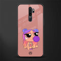 antique purple tote powerpuff girl glass case for oppo a9 2020 image