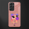 antique purple tote powerpuff girl glass case for samsung galaxy s22 ultra 5g image