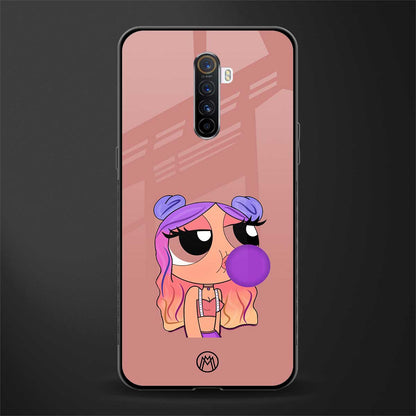 antique purple tote powerpuff girl glass case for realme x2 pro image