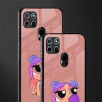 antique purple tote powerpuff girl glass case for realme c21 image-2