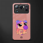 antique purple tote powerpuff girl glass case for mi 11 ultra 5g image