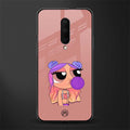 antique purple tote powerpuff girl glass case for oneplus 7 pro image