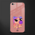antique purple tote powerpuff girl glass case for iphone 6 image