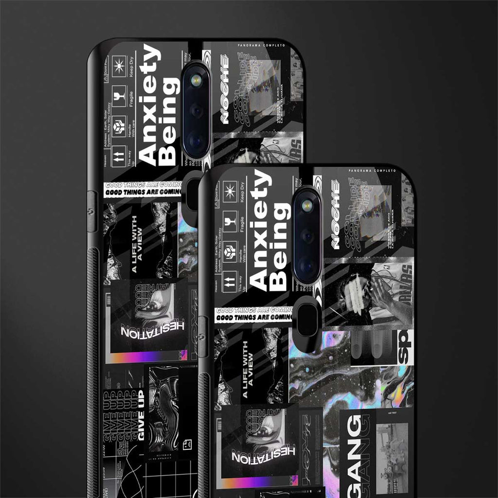 anxiety being glass case for oppo f11 pro image-2