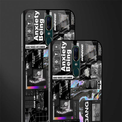 anxiety being glass case for oppo f11 image-2