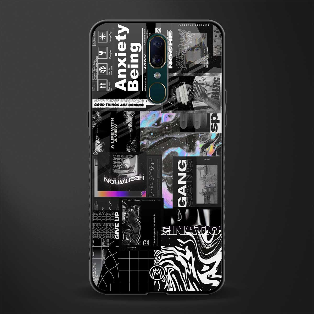 anxiety being glass case for oppo f11 image
