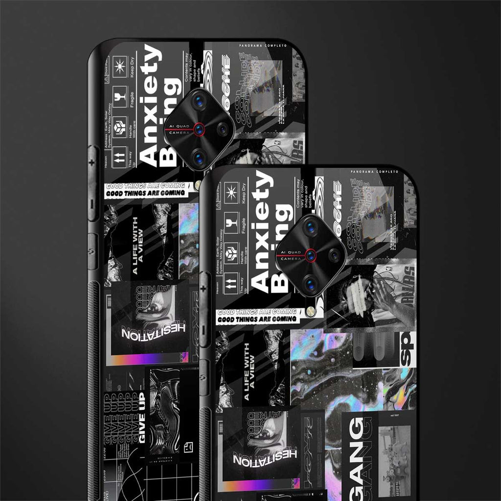 anxiety being glass case for vivo s1 pro image-2