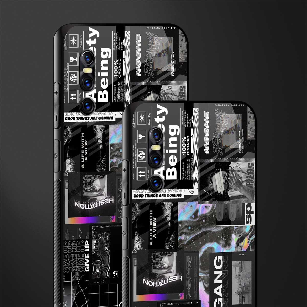 anxiety being glass case for vivo v15 pro image-2