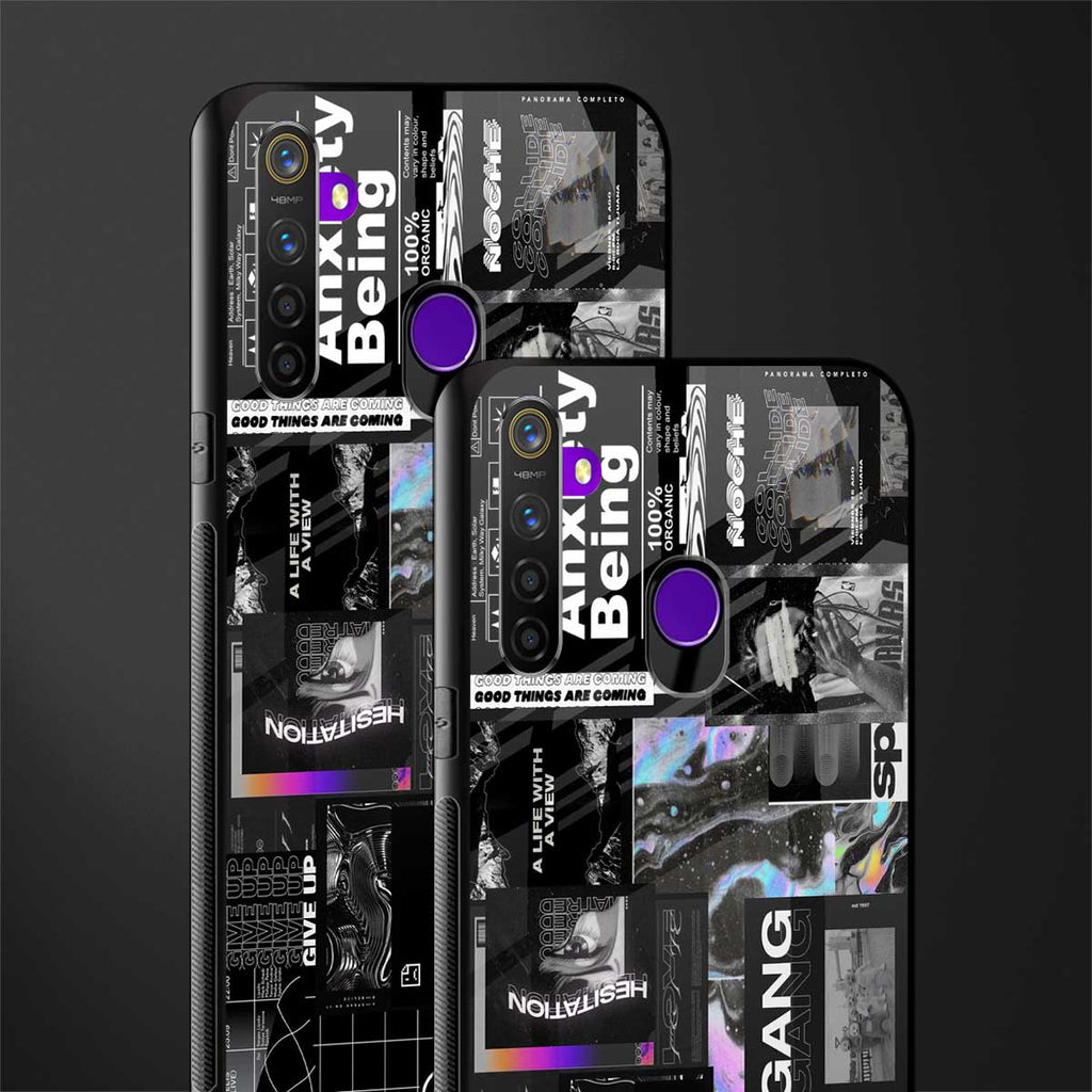 anxiety being glass case for realme 5 image-2